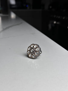 Silver Rhinestone Ring