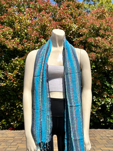 Blue Maggi Scarf