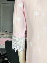 Load image into Gallery viewer, Pastel Pink Georgette Kurta w/Scarf
