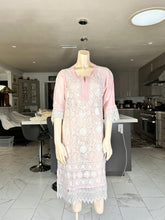 Load image into Gallery viewer, Pastel Pink Georgette Kurta w/Scarf
