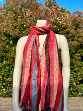 Load image into Gallery viewer, Multicolored Reds Pashmina Shawl
