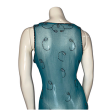 Load image into Gallery viewer, Turquoise Toniya Style Tank Top
