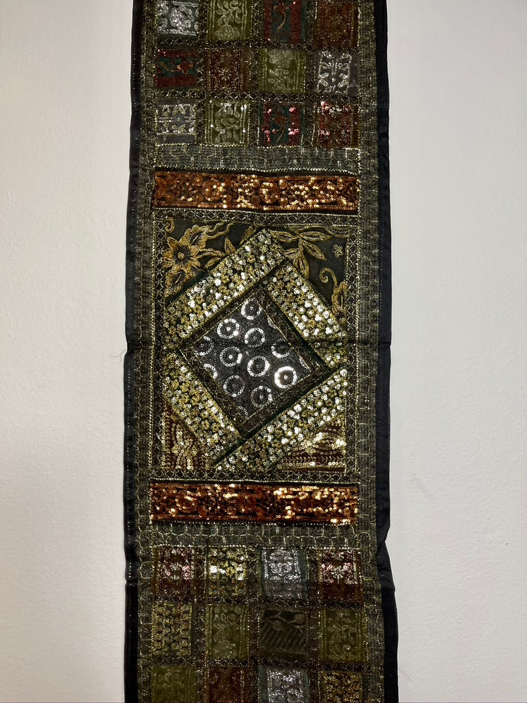 Medium Black Wall Hanging (Shimmer)