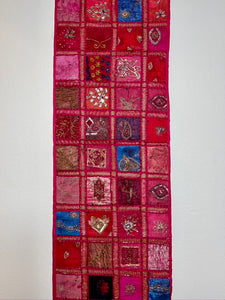 Medium Pink Wall Hanging (Embroidery)