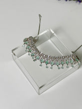 Load image into Gallery viewer, Mint Silver Necklace Set
