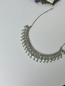 Mint Silver Necklace Set