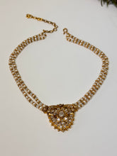 Load image into Gallery viewer, Faux Pearl Gold Necklace
