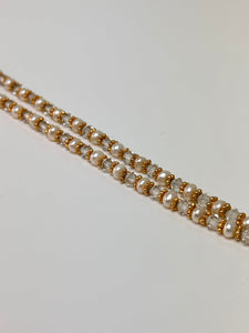 Faux Pearl Gold Necklace