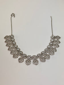 Silver Rhinestone Necklace