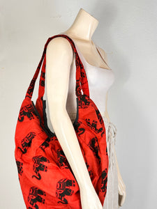 Elephant Paper Hobo Bag