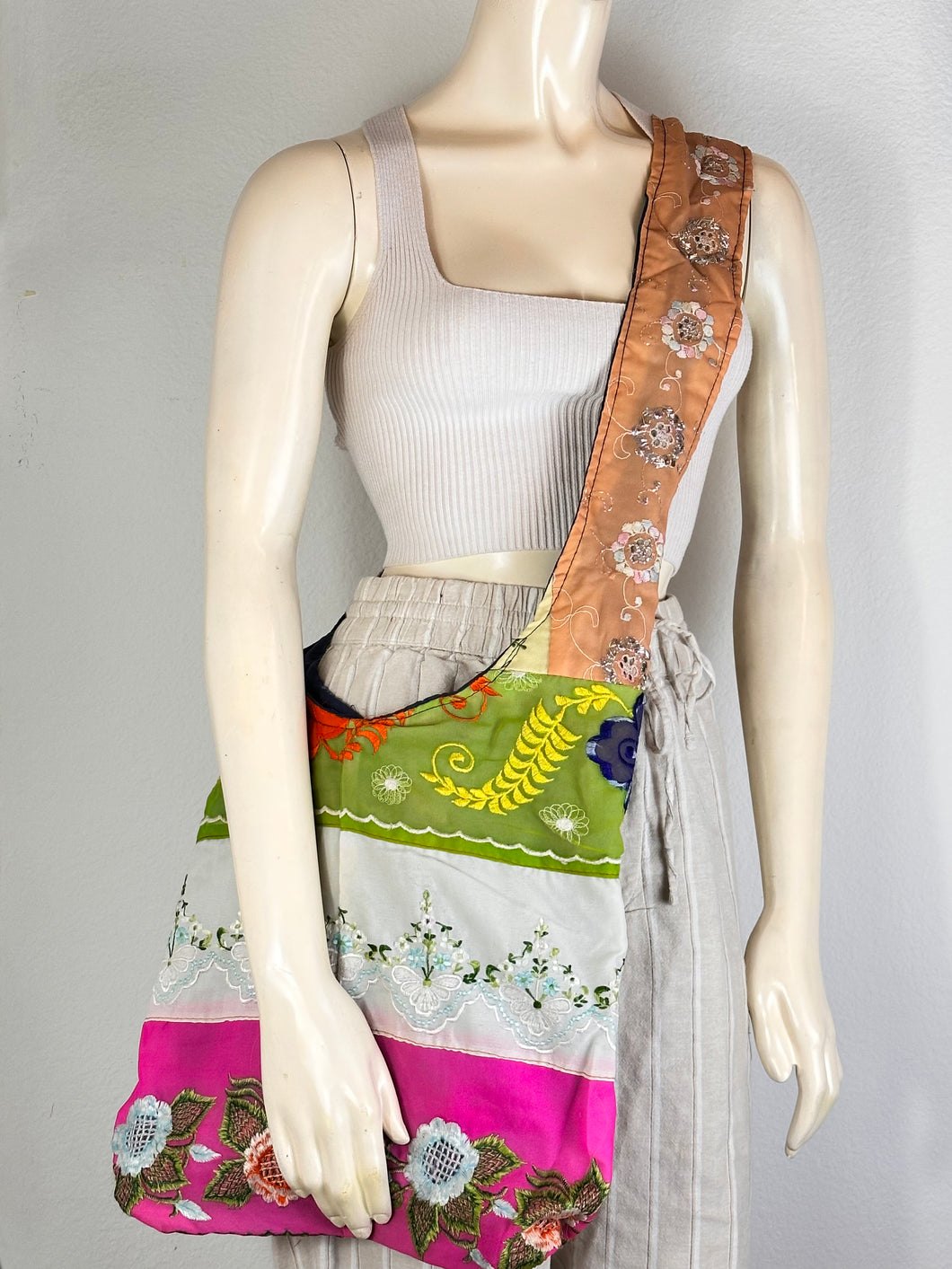 Recycled Cotton Crossbody Bag