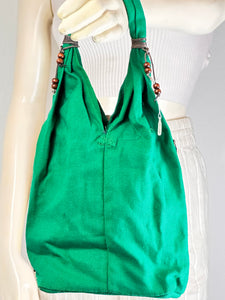 Mini Green Elephant Dholi Bag