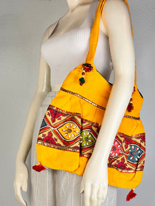 Yellow Upcycled Purse