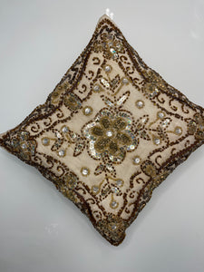 Matki Decorative Square Pillow Cover (10in)