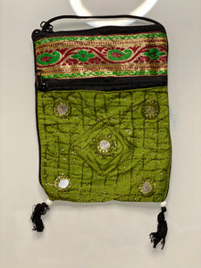 Green 5pt Sari Bag