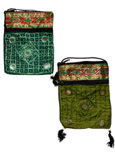 Load image into Gallery viewer, Green 5pt Sari Bag
