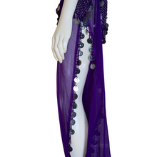 Load image into Gallery viewer, Purple Belly Dance Pants
