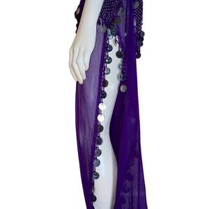 Purple Belly Dance Pants